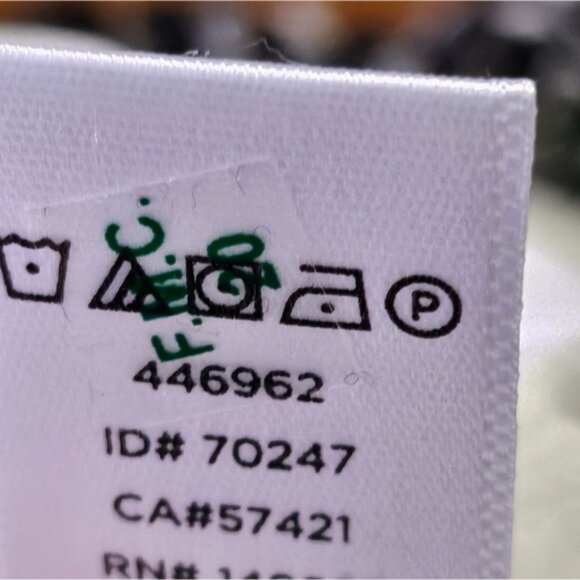 Loft Cold Shoulder Textured Polka dot top Black & White Size S - Picture 11 of 11